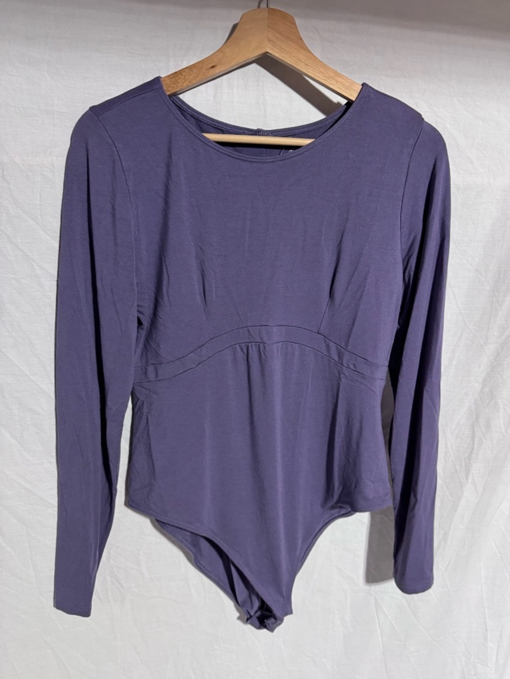 Adore Me long sleeve purple bodysuit Size Large